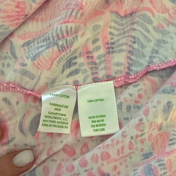 Lilly Pulitzer Vibrant Pink and Blue Dress - Picture 5 of 5